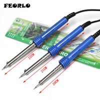 FEORLO High Quality Tin Soldering Iron 30W 40W 60W 220V Welding Solder Soldering Iron Tip Kit Electronic Repair Tool