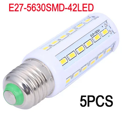 

5 шт. 10 Вт E27 5630 SMD 42LED 220 В кукурузная лампа, холодное/теплое белое светодиодное освещение, Энергосберегающая светодиодная лампа, оптовая продажа, бесплатная доставка