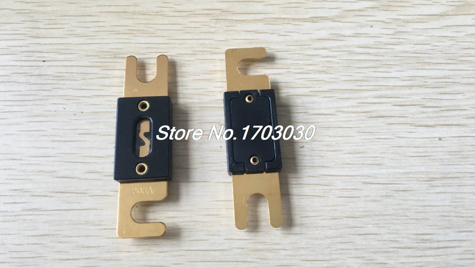 30 pcs Gold Plated Fuse 200A 200 AMP for Auto Car Boat Truck Audio 80x20mm