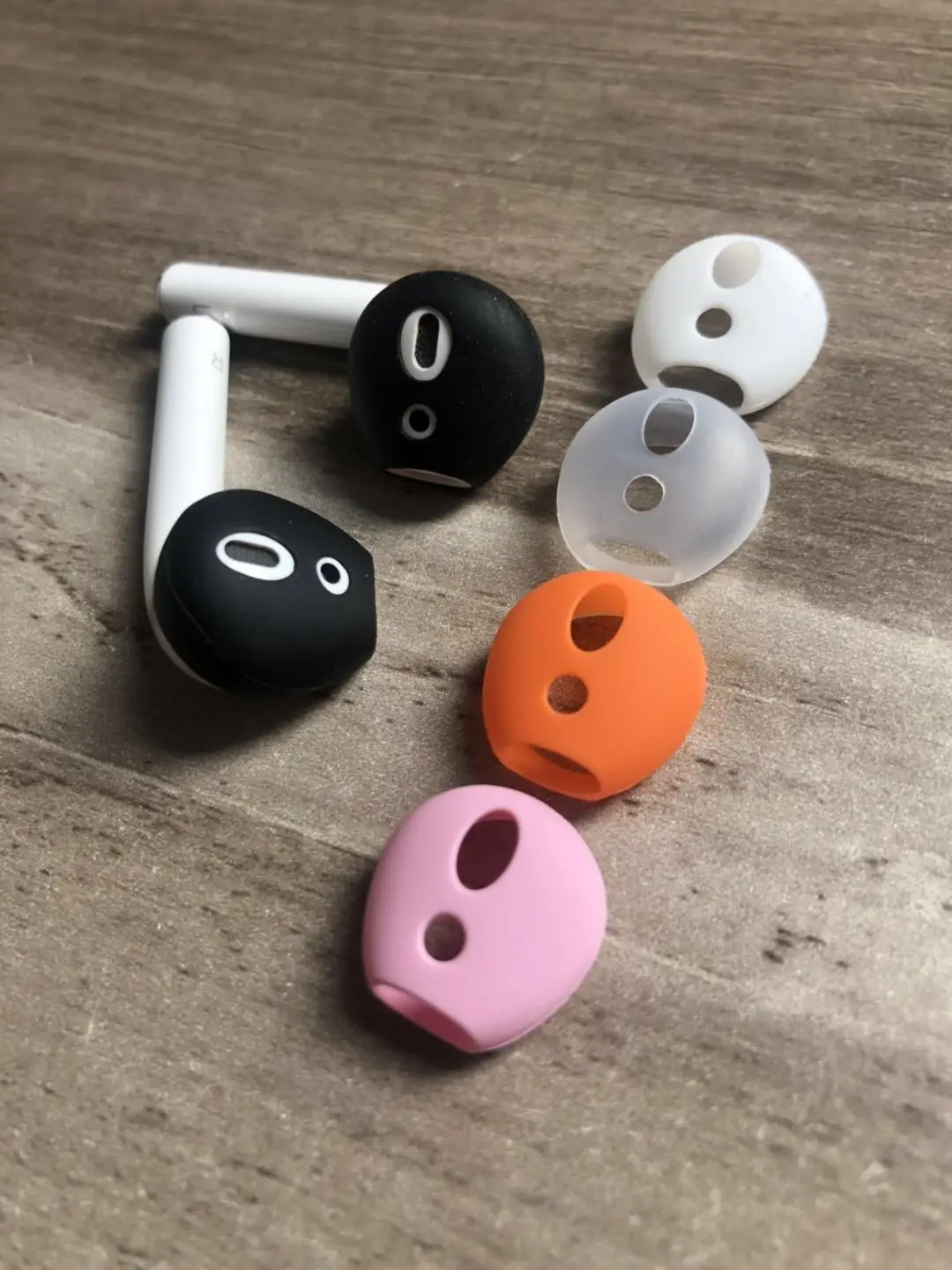 2 пары мягких силиконовых чехлов для ушей, сменные чехлы для наушников для iphone7, наушники Airpods, аксессуары для наушников