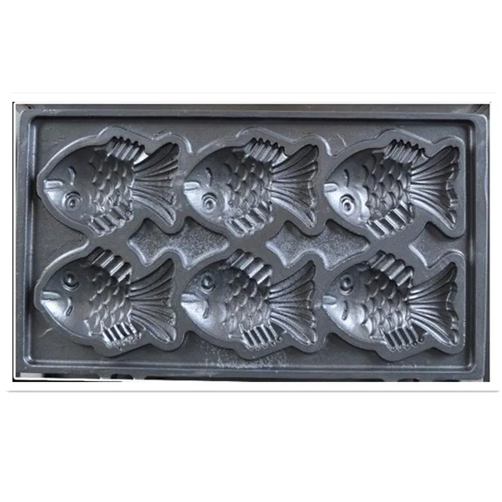 Máquina para hacer waffles con forma de pescado taiyaki grill, máquina eléctrica para hacer pasteles, de Corea, 220v, ZF