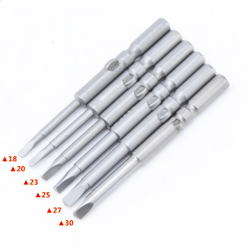 801 5mm Electric Round Shank Triangle Screwdriver Bits Set for DC Powered Screwd river bit 1.8/2.0/2.3/2.5/2.7/3.0 Hand Tools