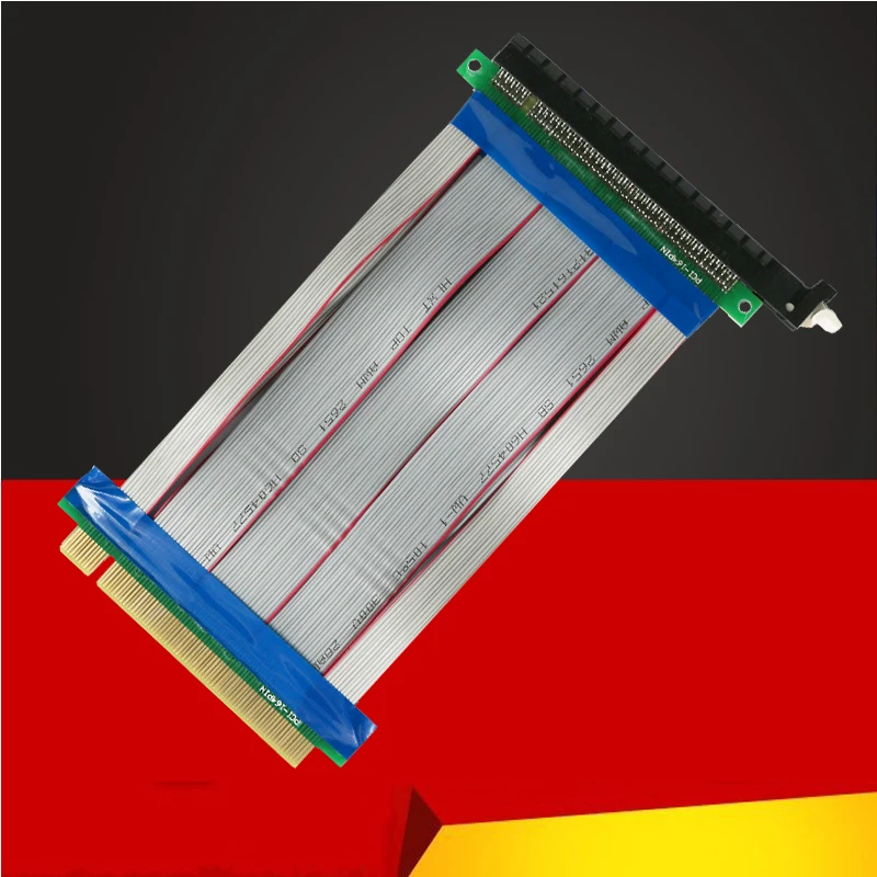 

New PCI-E 16X to 16X Riser Card Adapter Extender Cable PCI E 16 X PCI Express Flexible Riser 1X 4X 8X 16 X for BTC Miner Mining