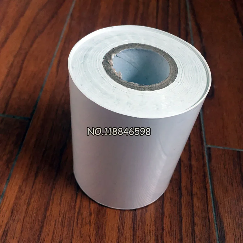 DIY Card Paper or Plastic Package Useing for White Color Hot Foil 8cmWidthx120mLength/Roll