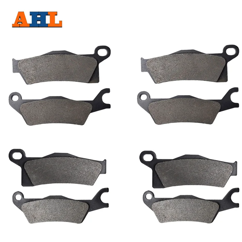 AHL Motorcycle Front & Rear Brake Pads Disks For CAN-AM Renegade 500 STD/EFi (13-16) 800 R 1000 STD (2012-2016)