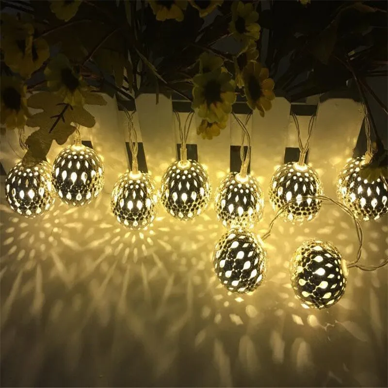 4m Christmas String Light New Year Garland Led Window Ball LED String Lights Curtains Home Decorations Holiday Fairy Lights Lamp