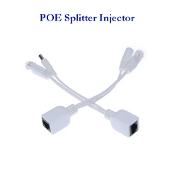 Taśma ekranowana POE Adapter do kabla POE Splitter wtryskiwacz zasilacz 12-48v syntezator separator do kamery Poe IP