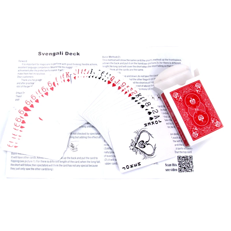 Svengali Deck Magic Gimmick Card Magic Tricks Magician Trick Magic Cards Close Up Street Magic Prop