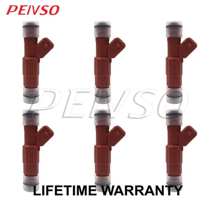 PEIVSO 6pcs 0280155735 97TF-AA 842-12202 Fuel Injector For FORD AEROSTAR 1997 EXPLORER 1997~1998 RANGER 1997 4.0L V6