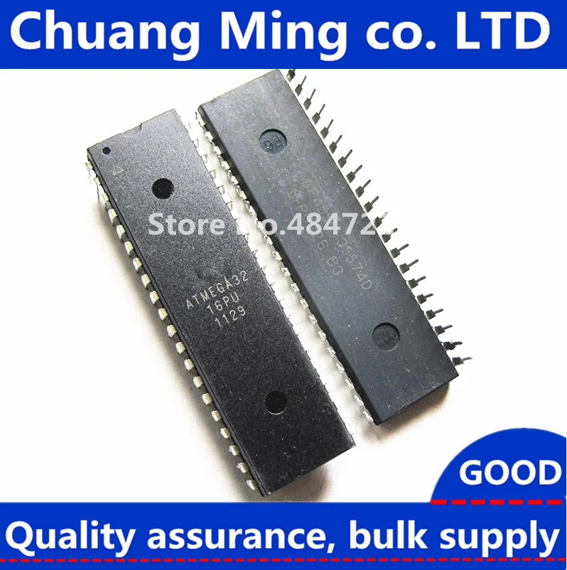 شحن مجاني 5 قطعة/السلع ATMEGA32A-PU ATMEGA32L-8PU ATMEGA32-16PU ATMEGA32A ATMEGA32L ATMEGA32 DIP40 IC
