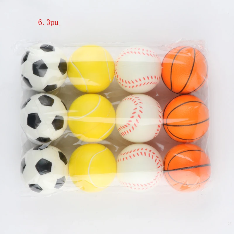 Football Slow Rising Anti stress Squeeze Toys Baseball Tennis Ball Baseketball Squishy Antistress Relief Ball 6.3cm 7.6cm 10cm