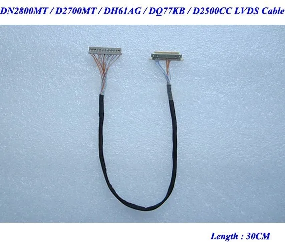 LVDS cable for DN2800MT/D2700MT/ DH61AG/ DQ77KB/ D2500CC  motherboard