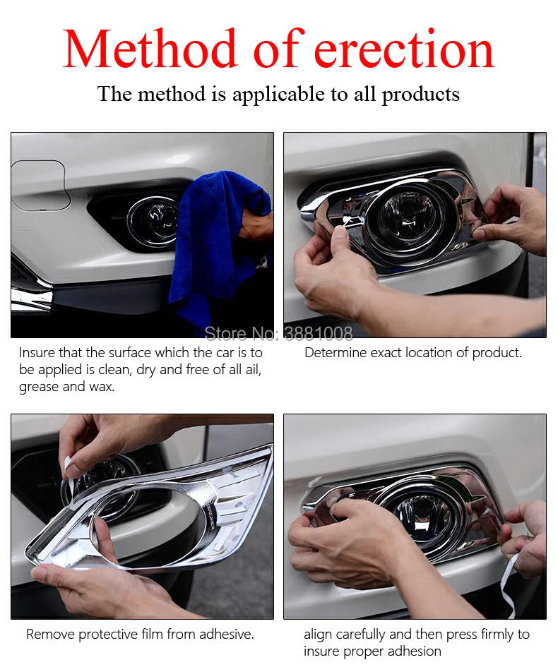 Für Nissan X-Trail T31 2008 2009 2010 2011 12 13 ABS Chrom Auto Heckschürze Nebel Lampe dekorative Rahmen Außen Zubehör – Detail 10