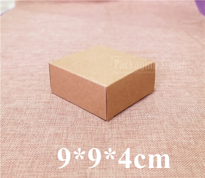 Kraft Paper Box Handmade Soap Craft Wedding Gift Candy Power Bank Phone Accessories Packaging Brown Boxes 