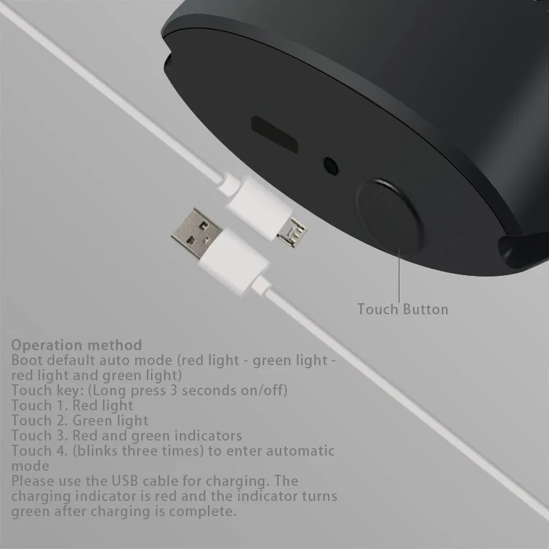 5V Mini Laser Stage Lighting  Disco Party Light KTV Club USB Charging Light Touch Button Switch LED Stage Laser Lamp