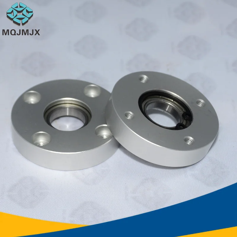 free shipping Flange Round Housing Single Bearings with Housings Bearing seat assembly Direct Mount Unbuckled ring dia 4mm-50mm