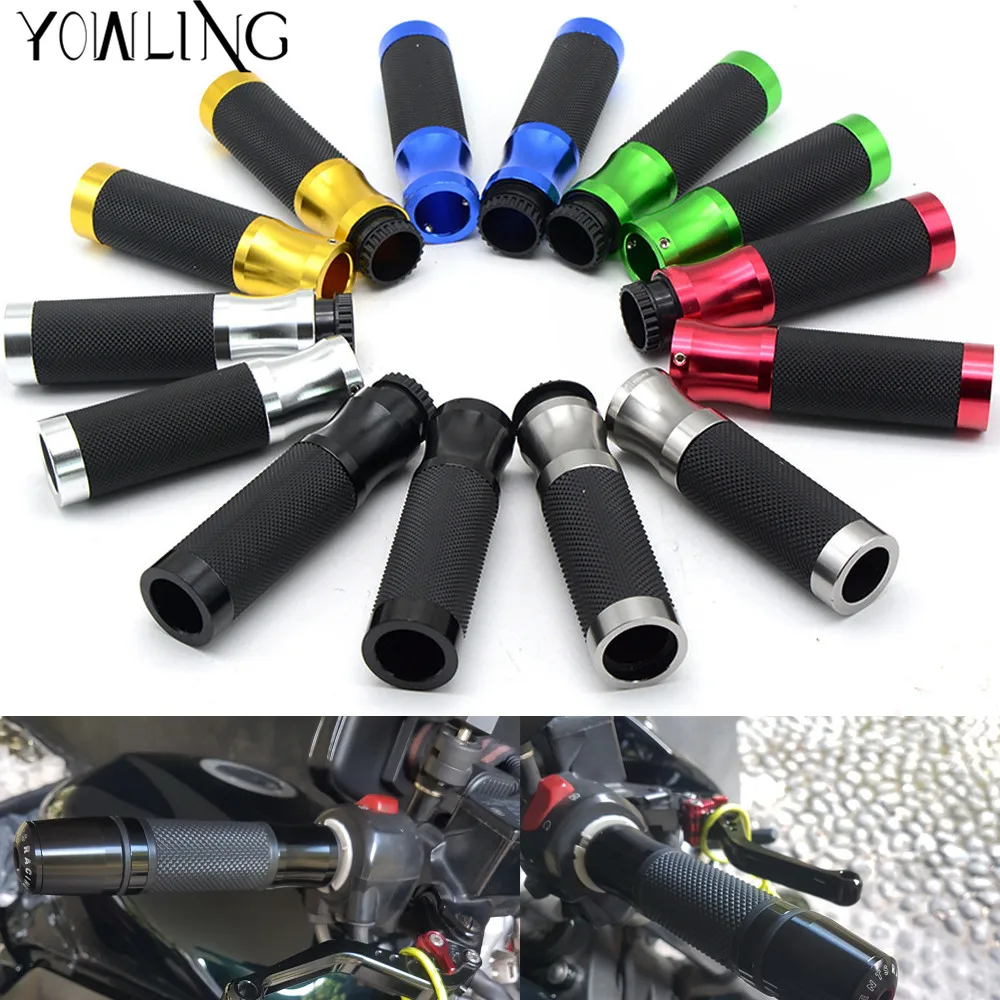 7/8'' 22 mm CNC motorcycle handlebar hand handle bar grips ends for Honda cb400 CB1000R CB1000 R CB 1000R CBR all year