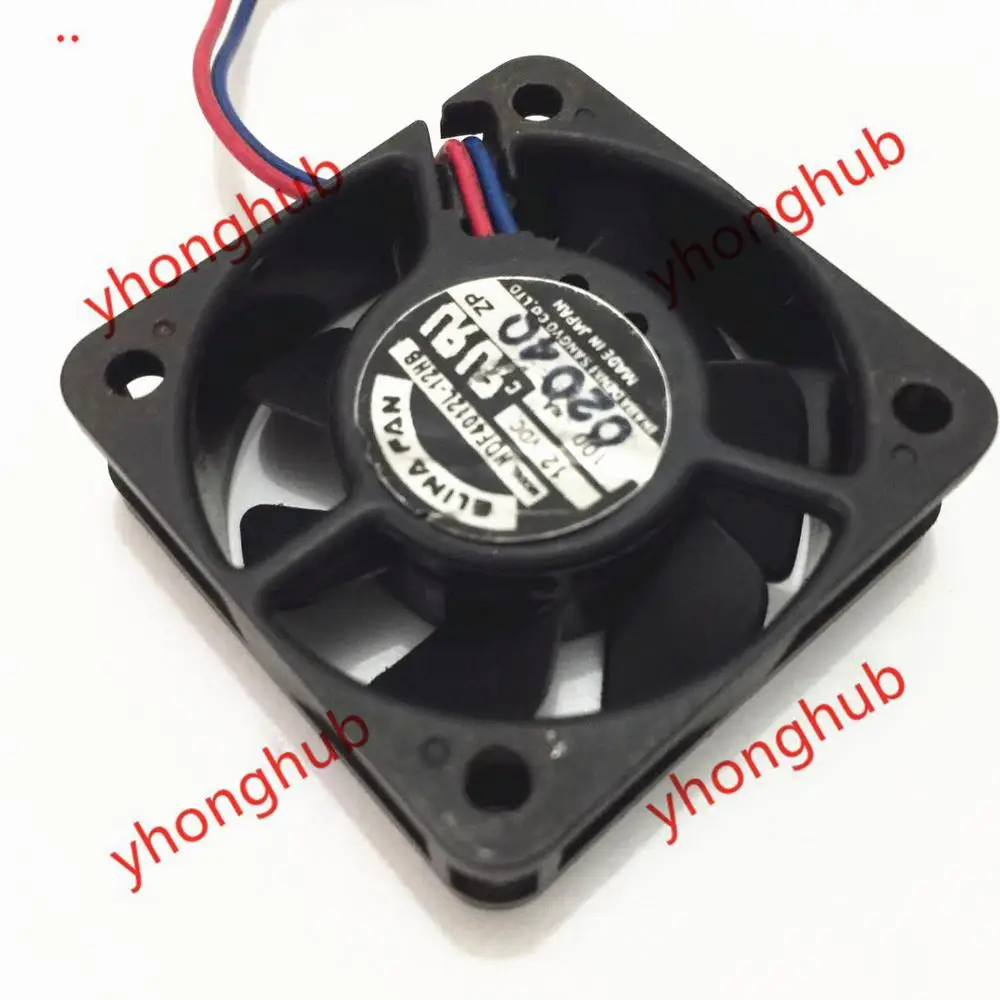 

ELINA HDF4012L-12HB DC 12V 100mA 40x40x13mm 2-Wire Server Cooling Fan