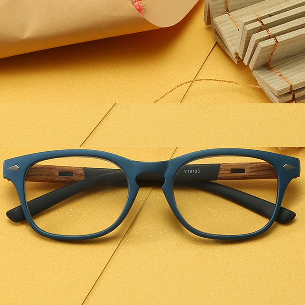 

Retro fashion Wood grain Anti-fatigue men women Lenses Reading Glasses +0.75 +1 +1.5 +1.75 +2 +2.5 +2.75 To +4 with Case