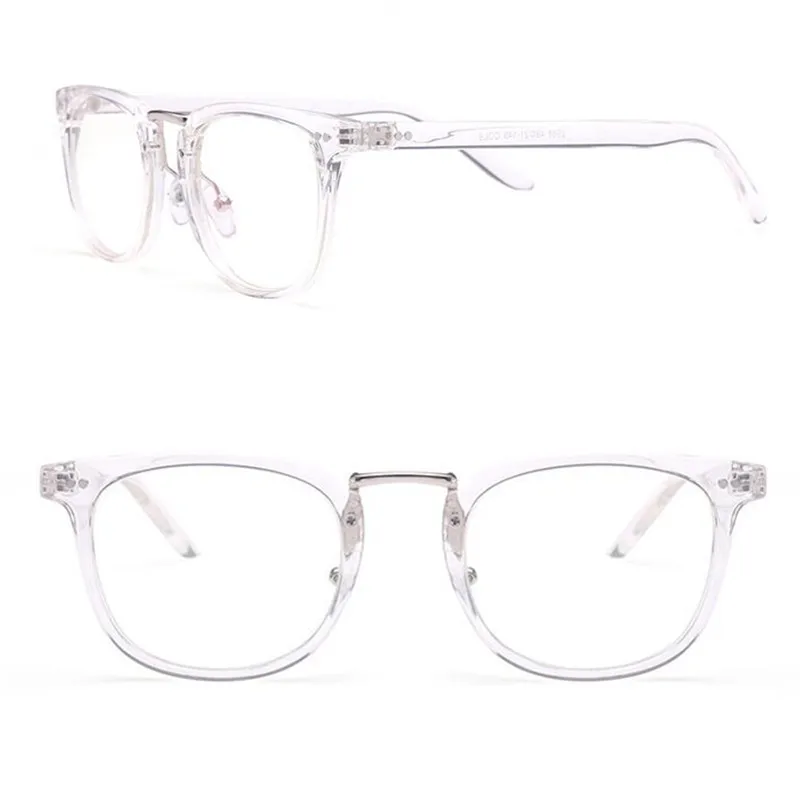 

Vintage Clear Transparent Eyeglass Frames Full Rim Rx able myopia man women Glasses Eyewear Rx able come with clear lenses