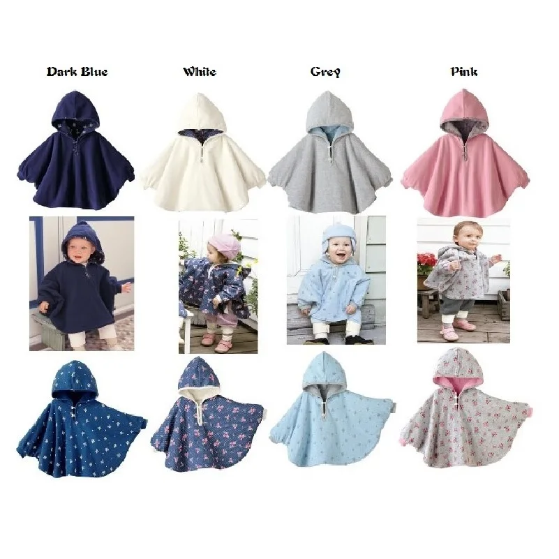 2026 Winter Baby Girls Coat Infant Jackets Hooded Gown infant-clothing Newborn Poncho Outerwear baby girl clothes cloak Outfits