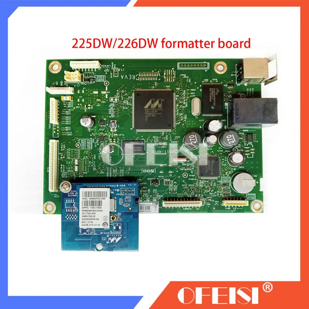 

1 шт. материнская плата форматирования CZ232-60001 для HP M225 M226 M225DW M226DW 225DW 225dn 226 M225DN, материнская плата CZ231-60001