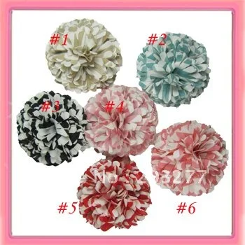 Free shipping!12pcs/lot 4inch  New   fabric flowers  10 colors for your choice