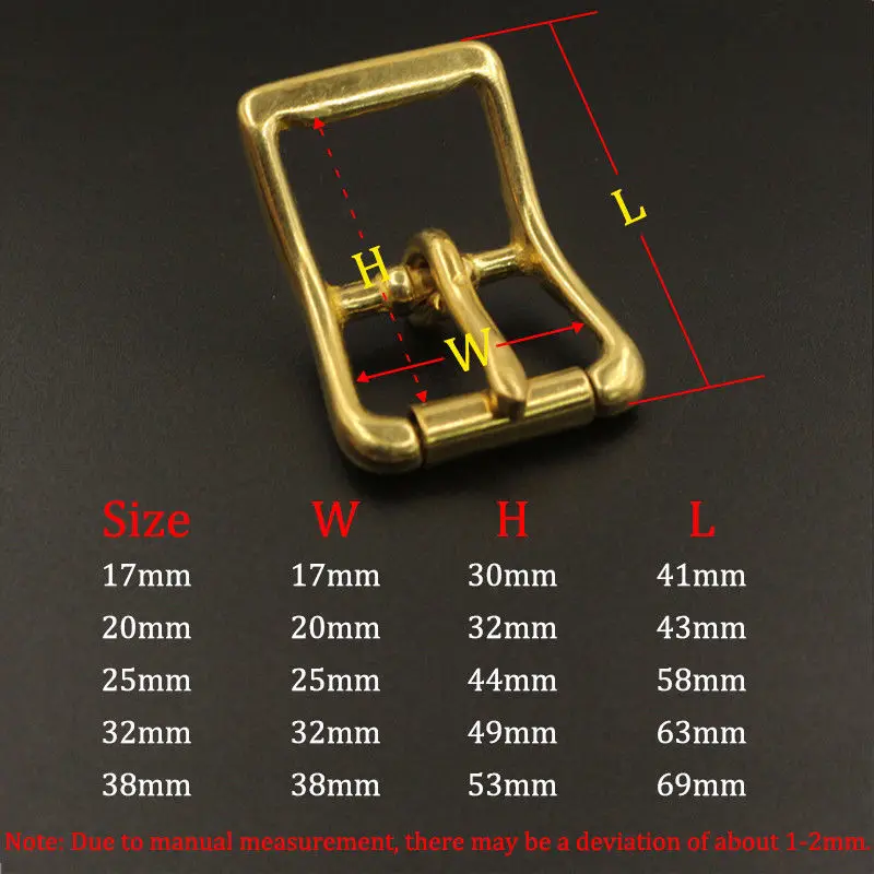 Brass Belt Buckle Tri-glide Single Pin Middle Center Bar Roller Buckle for Leather Craft bag Strap Horse Bridle Halter Harness