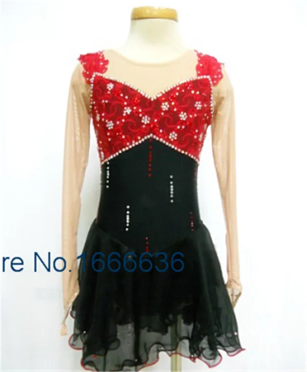 2018 Custom Ice Skating Dresses For Girls New Brand Vogue Figure Skating Competition Dress  For Women  DR3035