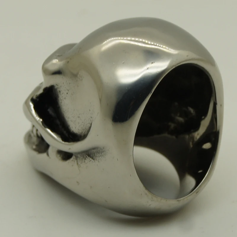 super big & heavey skull rocky biker 316L stainless steel ring