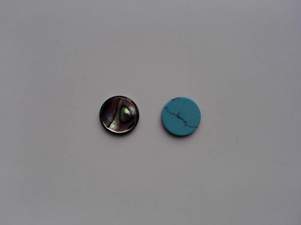 Saxophone real mother of pearl key buttons inlays