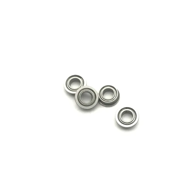 10pcs Mf52zz Mf62zz Mf63zz Mf74zz Mf83zz Mf84zz To Mf148zz Miniature Flange Bearing Thin Wall Metal Shielded Flanged Bearings