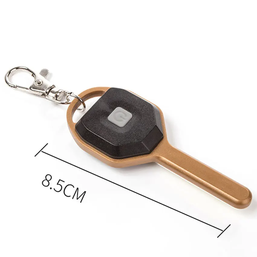 Đèn Rọi Ray COB Ánh Sáng Hình Chìa Khóa Đèn Pin Mini Ngoài Trời Di Động Khẩn Cấp Đèn Móc Khóa Nhựa ABS Chiếu Sáng Đèn Pin CR2032 750 Lumens