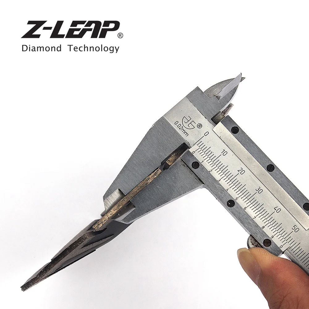 Z-LEAP 5 Inch Concave Curved Disc Diamond Saw Blade T-Segmented Turbo Rim Cutting Disc For Granite Marble Convex Diamond Tool