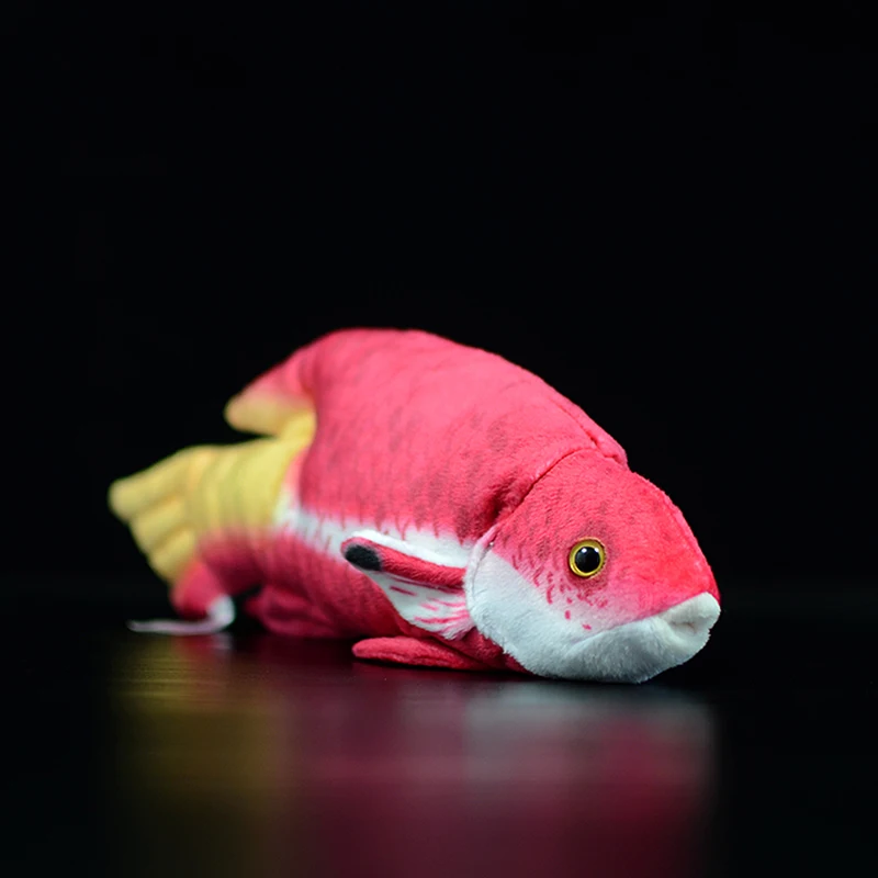 

25 см Милая Красная тропическая рыба кубинская Трехцветная кукла Arowana Bodianus Mesothorax имитация кубинской свиной рыбы животное плюшевое искусство