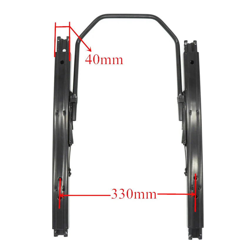 HWHongRV Car Seat Double Slide-Way Lengthen and General Recreational Vehicle Seat Rail for Adjustable Comfort and Convenience