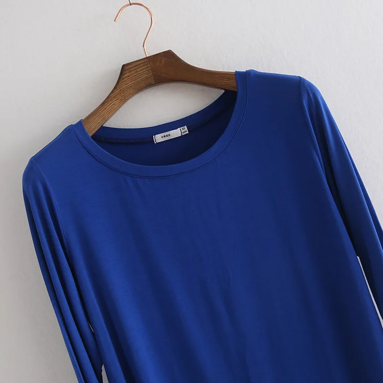 Soft Cotton Long Sleeve Dance Women T Shirts Casual Y oga Ladies Tops Asymmetric Womens Tees S ports tshirt Camisetas Mujer D5