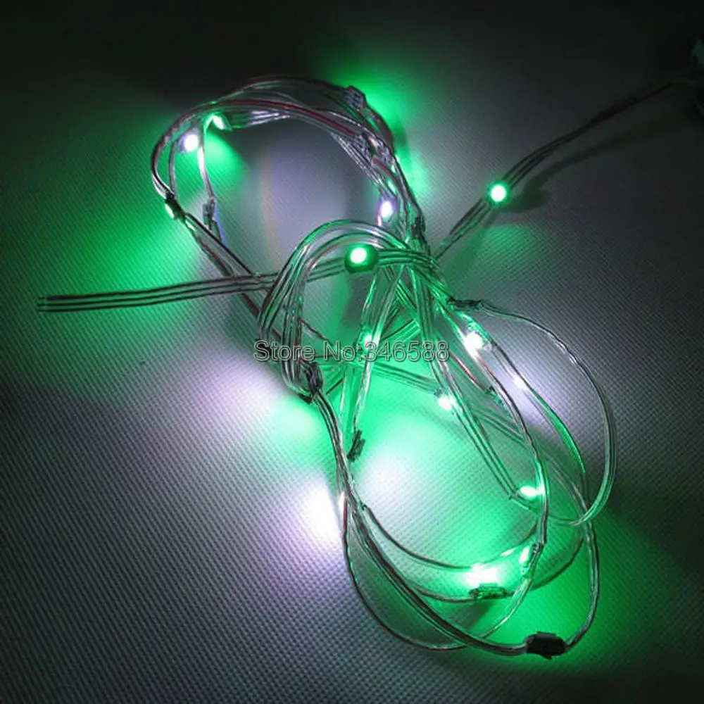 100x Presoldered Prewired DC5V WS2812B 5050SMD with Built-in WS2811 IC RGB Full Color Individually Addressable LED Module String