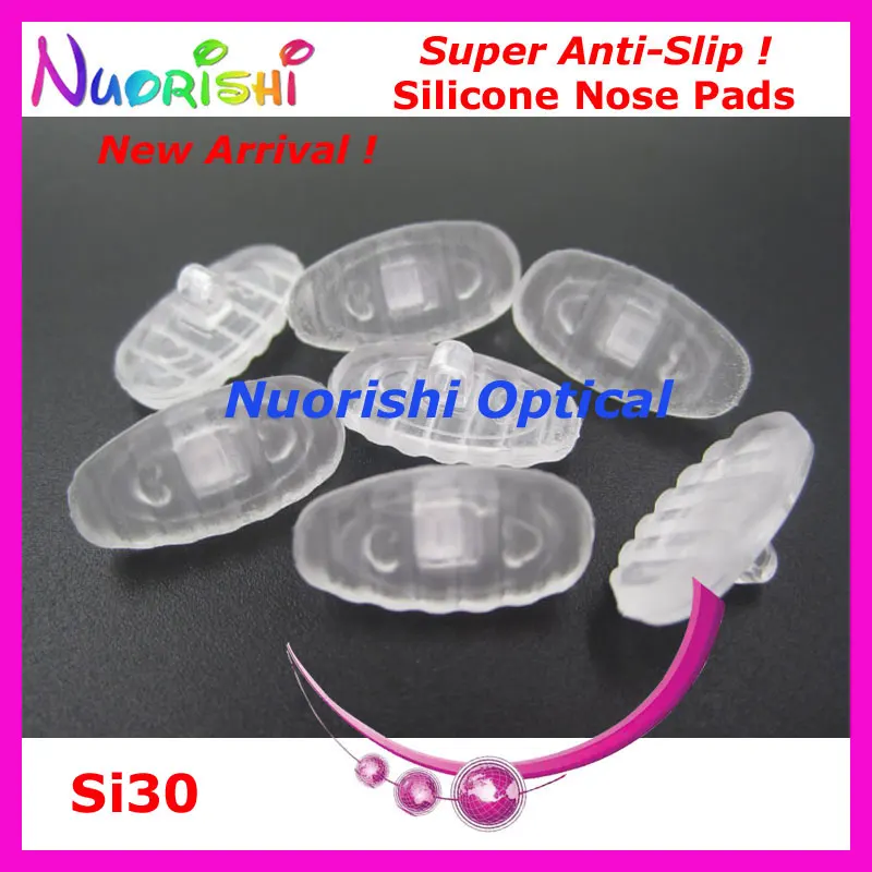2000pcs Good Quality Eyeglasses Eyewear Glasses Accessories Silicone Nose Pads Screw in or Push in Free Shipping