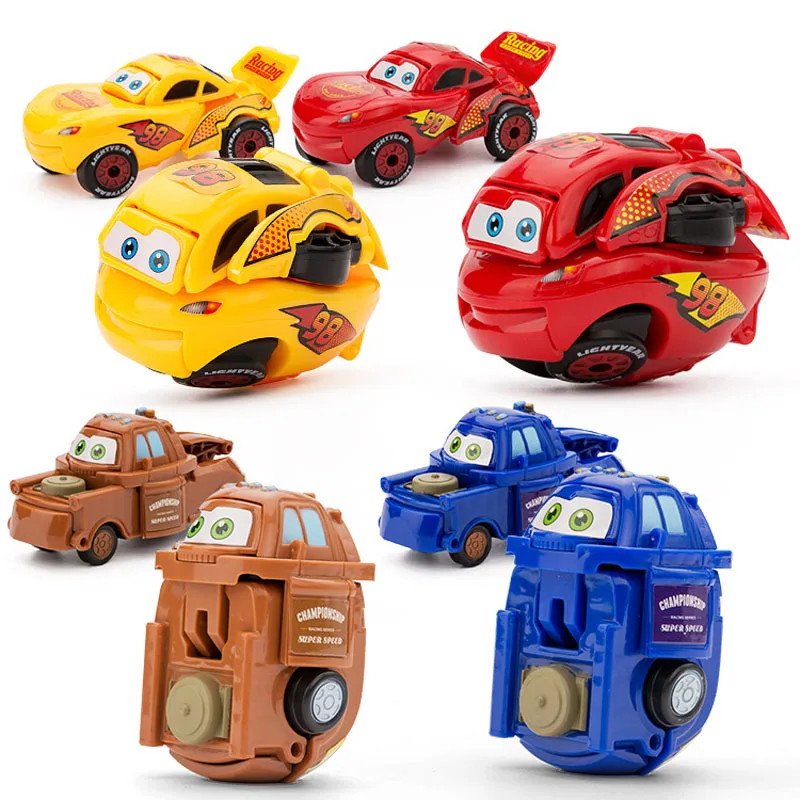 Disney Pixar Cars 3 Action Figure Lightning Mcqueen Children Racing Car Model Deformed Egg Toys Vehicles Kids Boys Birthday Gift