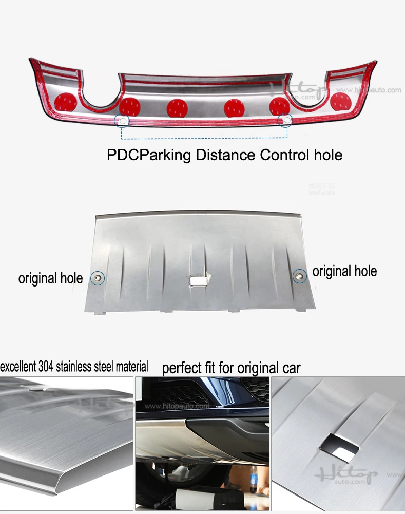 New arrival for Jaguar F-PACE Fpace skid plate bumper guard cover sill,304 stainless steel,from ISO9001 factory,promotion price