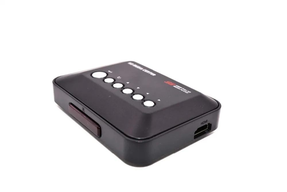 REDAMIGO-Mini reproductor multimedia Full HD 1080P H.264 MKV HDD, Centro compatible con HDMI/AV/VGA/USB/SD/MMC con mando a distancia HDDK3