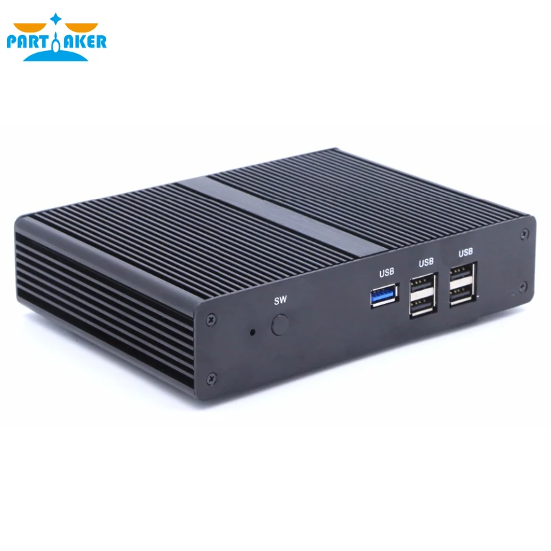 P4 Fanless Intel Celeron J1800 Dual Core Mini PC J1900 Quad Core 2.0GHz Windows7/8/10 Mini Computer HDMI WiFi Dual LAN TV Box