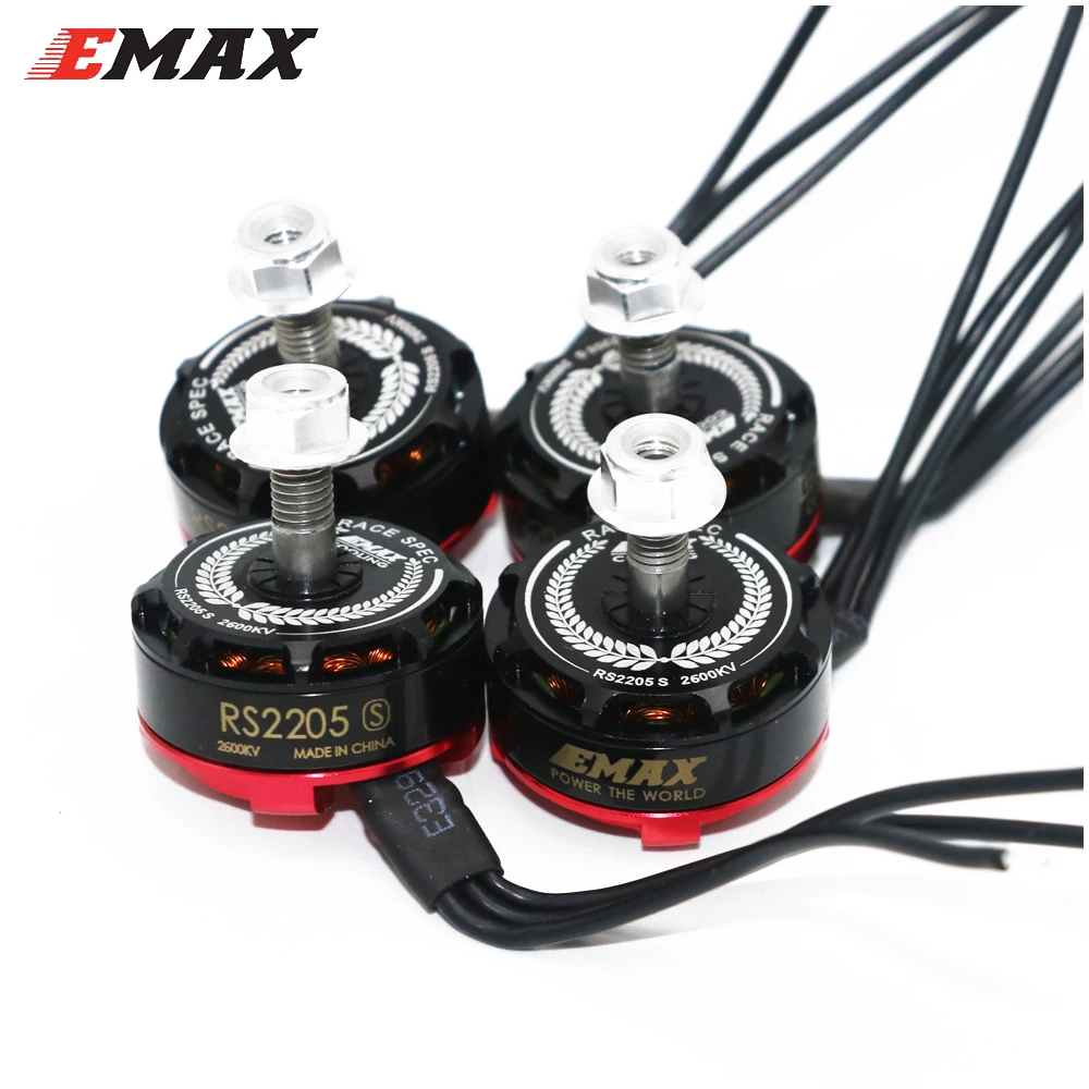 4set/lot EMAX RS2205S 2300KV/2600KV 3-4S CW Racing Edition Brushess Motor For QAVR250 RC Mini Drone Quadcopter Aircraft DIY Toy