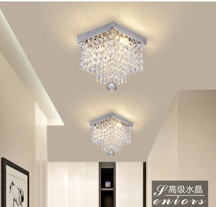 Crystal Chandeliers Lights Lighting Fixture Modern Lamps Chandelier for Ceiling Living room Aisle Stair Hallway lights Plafon