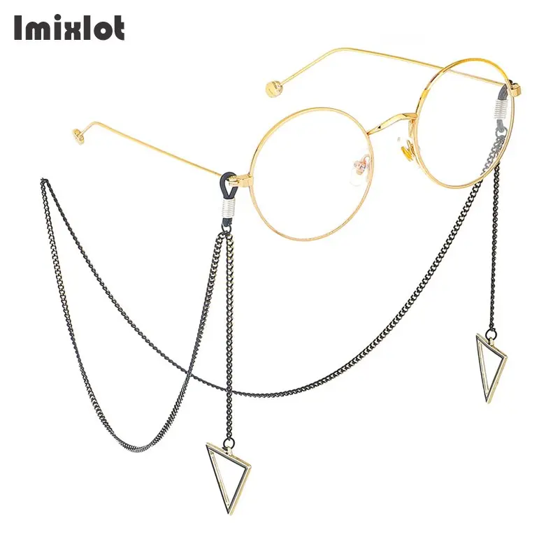 Fashion Pendant Glasses Chains Cross Heart Star Flower Eyeglasses Sunglasses Spectacles Metal Chain Holder Cord Lanyard Necklace