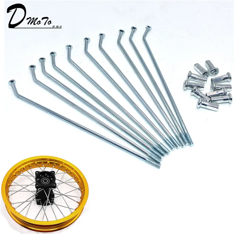 Dirt Bike Wheel Spoke 10inch 12inch 14inch 16inch Front Rim hub Rear Rim Hub Wire