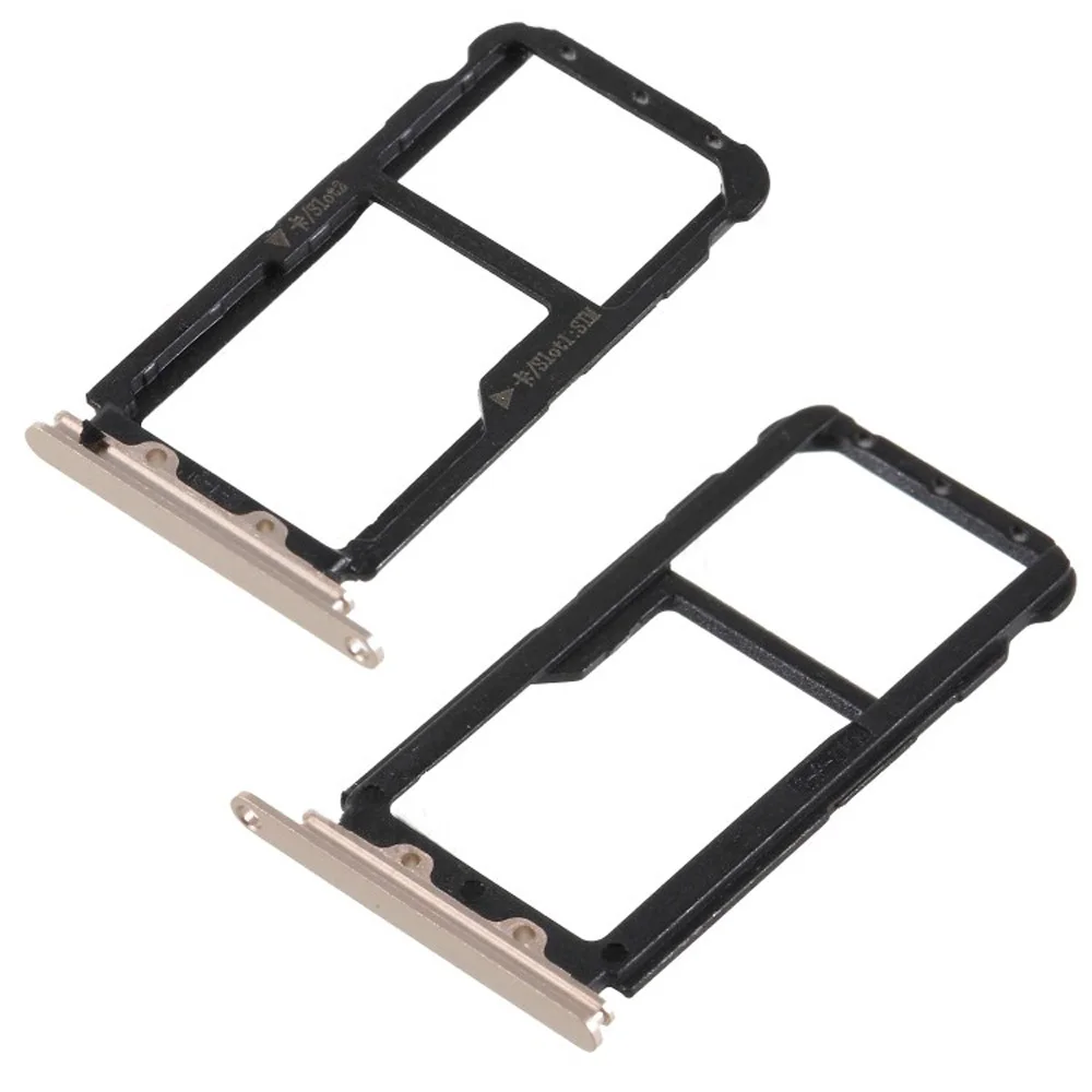 10pcs/lot For huawei Nova 2 SIM Card Tray Slot Holder Sim Card Adapter -  Rose Gold/Gold/Blue/Black Color