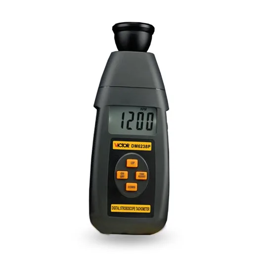 Victory New Digital Stroboscope DM6238P Flash Frequency Gun 60 ~ 40,000 Rpm Per Minute Tachometer