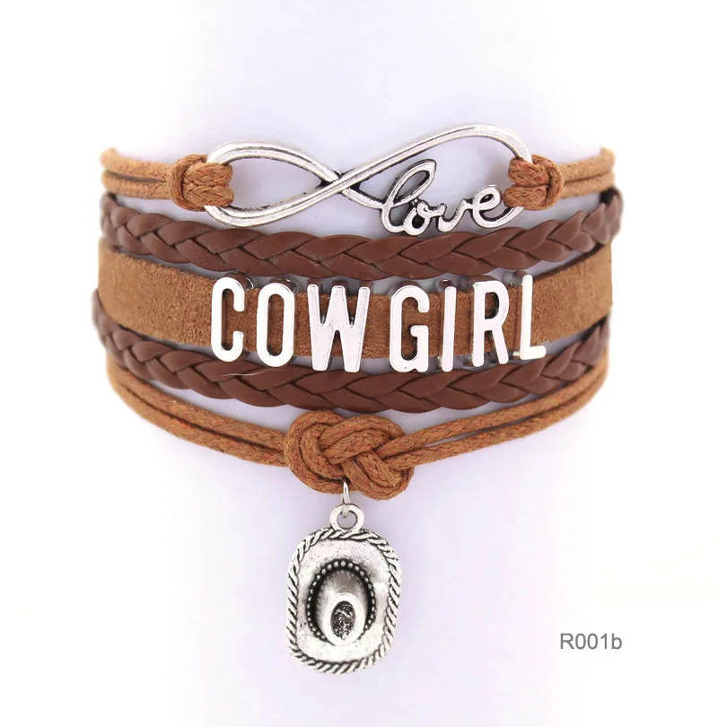 WestWorld Love girls Bracelets Cowgirl Bracelet  Dolores Aber Sports Suede pu Leather Cheer Bracelets for women